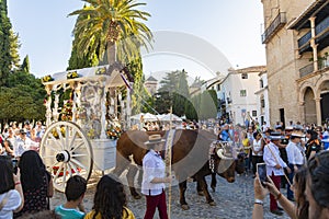 Religious procession Ã¢â¬ÂRomeriaÃ¢â¬Â Ronda Spain